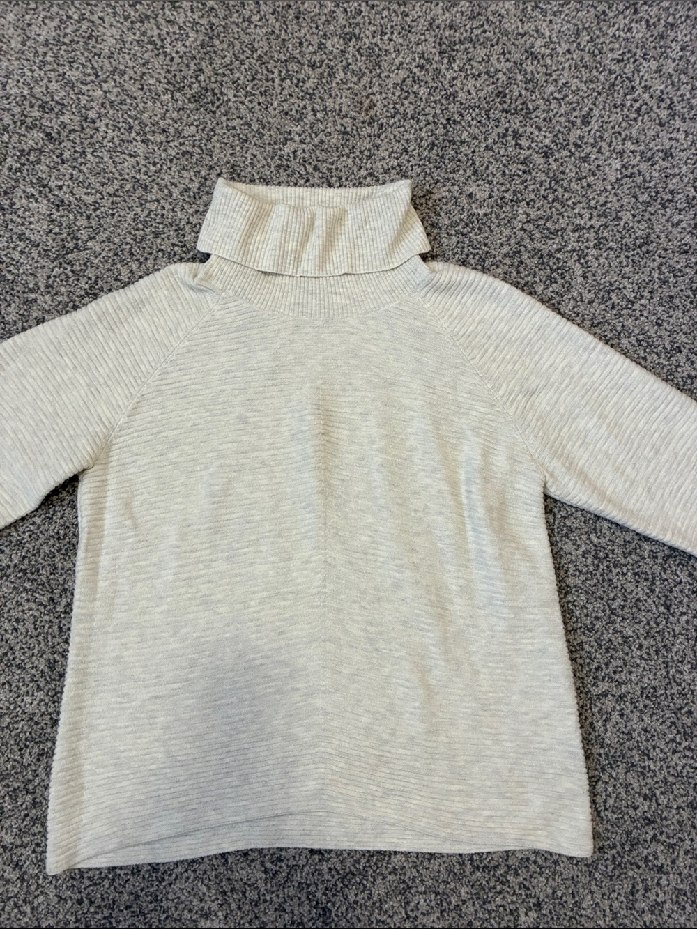 Women's Kuhl Cream Turtleneck Sweater - Cozy Ribbed Knit